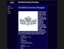 Tablet Screenshot of certifiedjewelrydesigns.com